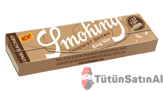 Smoking Thinnest Brown Zıvanalı Sigara Sarma Kağıdı 1 Smoking Thinnest Brown Zıvanalı Sigara Sarma Kağıdı