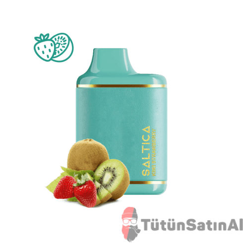Saltica 7000 Kiwi Strawberry Puff - Leather Series 1 Saltica 7000 Kiwi Strawberry Puff - Leather Series