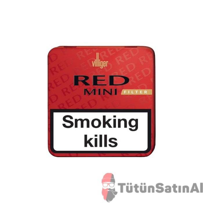 Villiger Red Mini Filter Sigarillo - 20's 1 Villiger Red Mini Filter Sigarillo - 20's
