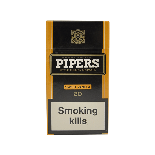 Pipers Sweet Vanilla 20's Sigarillo 1 Pipers Sweet Vanilla 20's Sigarillo